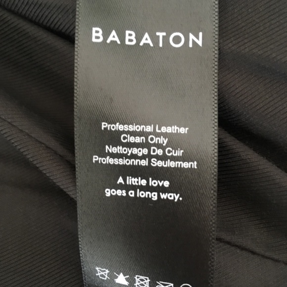 Aritzia Babaton Black Jett leather jacket S - Picture 6 of 8